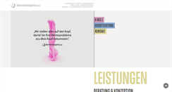 Desktop Screenshot of diewerbeagentur.de