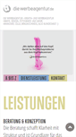 Mobile Screenshot of diewerbeagentur.de