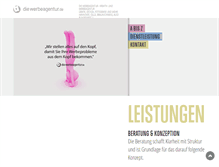 Tablet Screenshot of diewerbeagentur.de